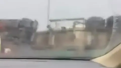 Korkutan Tır Kazası! Kontrolden Çıkan Tır Devrildi
