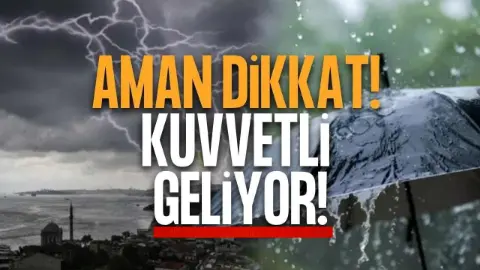 Bakanlıktan 4 il için'turuncu', 25 il için'sarı' kodlu uyarı
