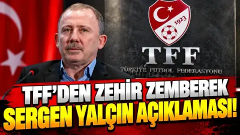 TFF’den Sergen Yalçın iddialarına yalanlama