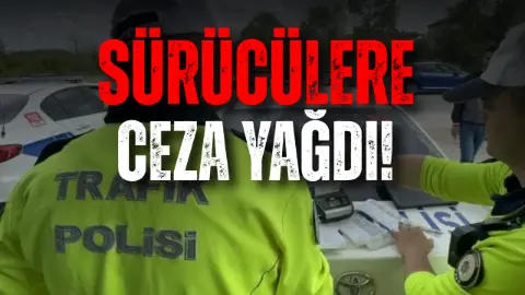 Düzce'de son bir haftada 348 sürücüye hız ihlalinden ceza yazıldı