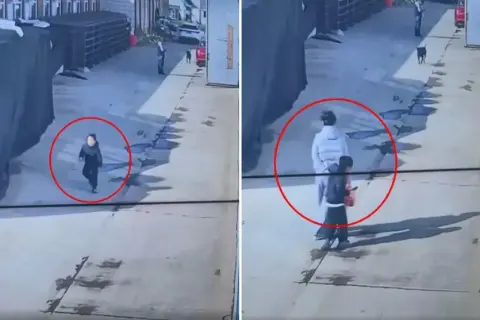 Korku filmlerini andıran görüntü! Kamera tüm olan biteni kaydetti