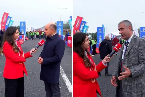 Binlerce kişi Cumhuriyet için Osmangazi Köprüsü’nde koştu