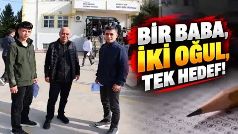 Nizip’te KPSS’ye damga vuran aile!