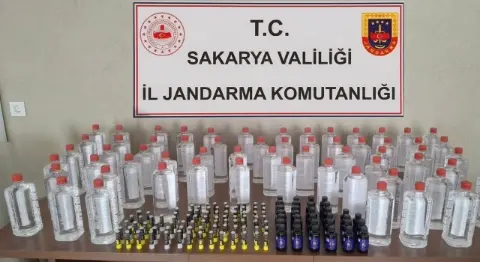 Sakarya'da Sahte İçki Operasyonu