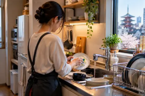 Japonlar evlerinde bulaşık makinesini neden neredeyse hiç kullanmıyor?