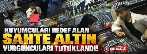 Sapanca'da Kuyumcuları Hedef Alan Sahte Altın Zincir Vurgunu