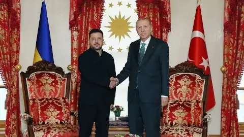 Erdoğan Zelenskiy ile bir araya geldi