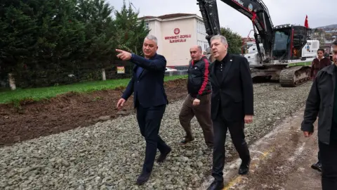 Başkan Çelik ve Kocacık Projeleri Yerinde İnceledi