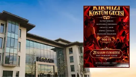 “MÜSİAD’cılar çıldırdı!” dedirten organizasyon! Kırmızı kostüm, oryantal şov ve sürpriz çekilişler bir arada!