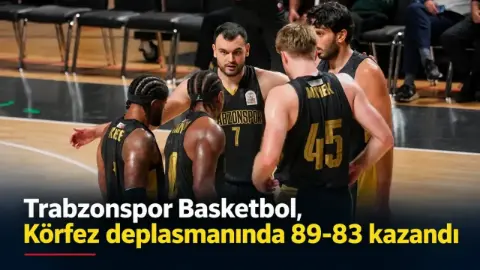 Basketbol Süper Ligi: Körfez Basket: 86 - Trabzonspor: 94