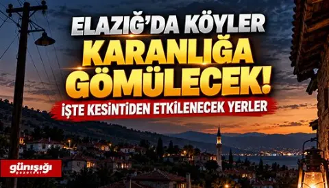 Elazığ'da 26 Ekim Elektrik Kesintisi: Etkilenecek Yerler Listesi