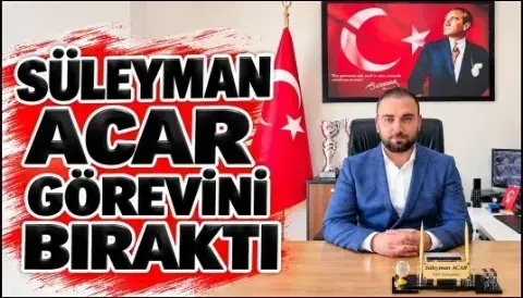 Futbol İl Temsilcisi Acar görevini bırakıyor
