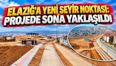 Güneykent Seyir Yolu Projesi'nde çalışmalar hızla sürüyor
