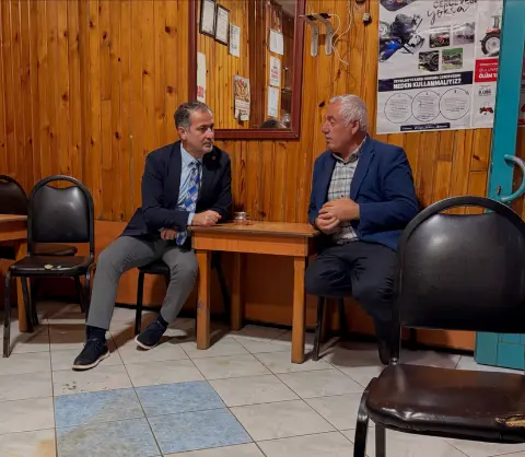 CHP Giresun İl Başkanı Karaibrahim'den Şebinkarahisar, Alucra ve Çamoluk'u ziyareti