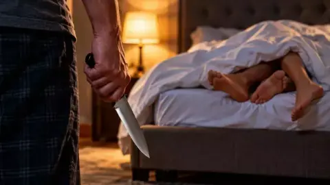 Eşini sevgilisiyle yatakta bastı! 2 çocuğunun gözü önünde vahşice katletti
