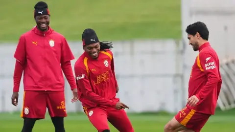 Galatasaray’da derbi provası tamamlandı