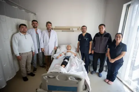 Kemik kanseriyle mücadele için Kırgızistan’dan Sakarya’ya geldi