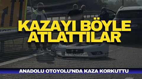 Anadolu Otoyolu’nda Berceste mevkiinde kaza!