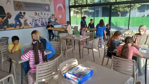 Düzce'de çocuklar akıl ve zeka oyunlarıyla buluştu