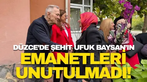 Özer’den şehit ailesine vefa