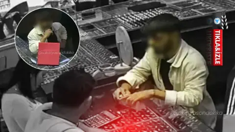 Kuyumcuya girdiler, soluğu cezaevinde aldılar! Sahte altın oyunu kamerada