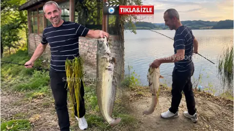 Sakarya’da 12 kiloluk yayın balığı coşkusu! Arda Güler bile bu kadar tezahürat almadı