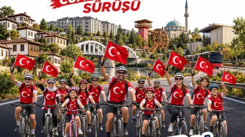 Sakarya'da cumhuriyet coşkusu pedallarla şehre yayılacak