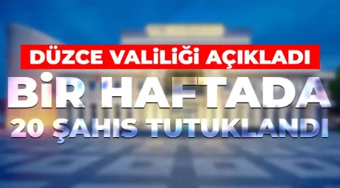 Düzce’de bir haftada 49 aranan şahıs yakalandı