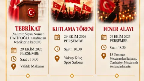 Elazığ’da 29 Ekim coşkusu konserle taçlanacak!