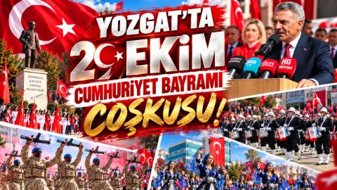 Yozgat Cumhuriyet Meydanı’nda 29 Ekim Coşkusu!
