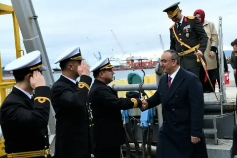 Tekirdağ’da TCG Işın gemisi ziyarete açıldı