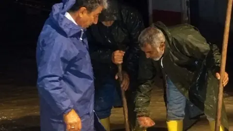 Yurtbaşı’nda ikinci sel felaketi! Başkan Nihat Doğan tüm ekipleriyle sahada