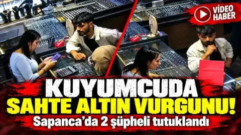 Sapanca'da Sahte Altın Operasyonu: İki Kişi Tutuklandı