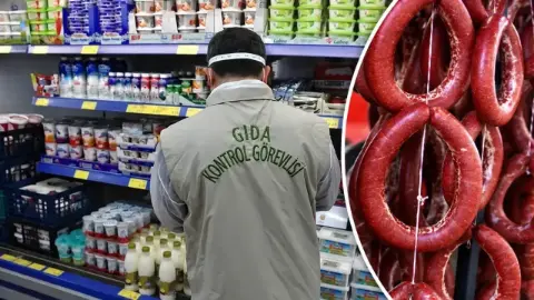 Komşu evindeki sucuktan domuz eti çıktı
