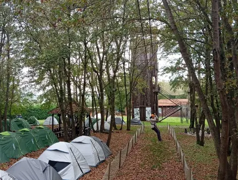 Macera Park gençlerin kamp heyecanının adresi oldu