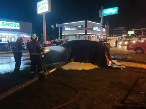 İtfaiye brandaya sardı! Aydın'da ilginç görüntülü kaza