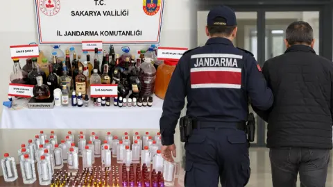 Sakarya’da sahte alkol operasyonu