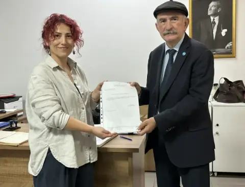 DSP Kocaeli İl Başkanı Halim Dedeoğlu mazbatasını aldı, Yunanistan’a tepki gösterdi