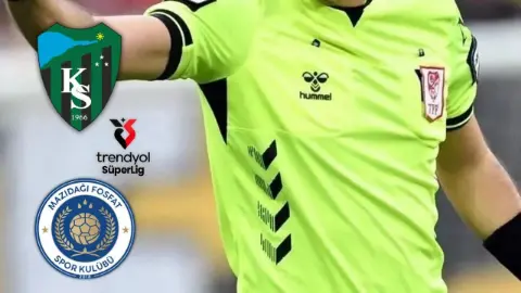 Kocaelispor - Mazıdağı Fosfat maçının hakemi belli oldu