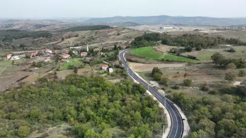Akçaova Grup Yolu’nda 9,7 kilometrelik ilerleme