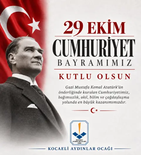 Celal Kadooğlu’ndan Cumhuriyet Bayramı mesajı