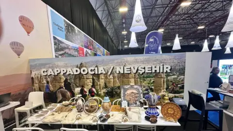 Nevşehir Belediyesi Antalya Turizm Fuarı'na damgasını vurdu