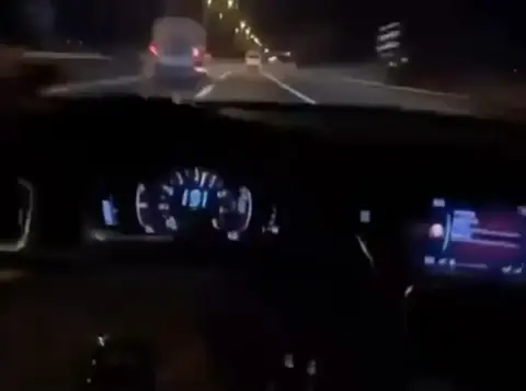 Kuzey Marmara Otoyolu'nda 232 km hızla makas atan sürücüye 145 bin lira ceza kesildi