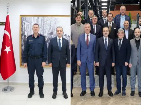 Şahin Talus’tan Yalçın ve Avcı’ya hayırlı olsun ziyareti