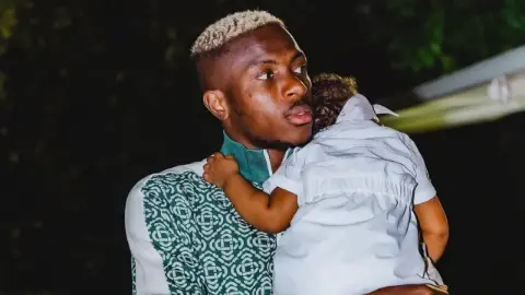 Galatasaray'ın futbolcusu Victor Osimhen'in mutlu günü