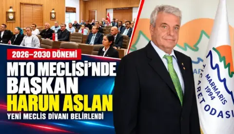 Marmaris Ticaret Odası Meclisi’nde başkan Harun Aslan oldu
