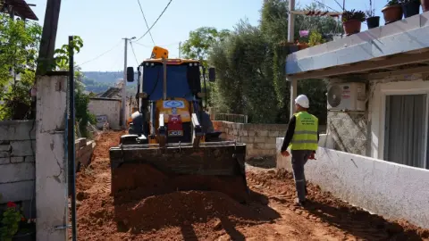 Milas Küçükdibekdere’de 5,5 Kilometrelik Altyapı Yatırımı!