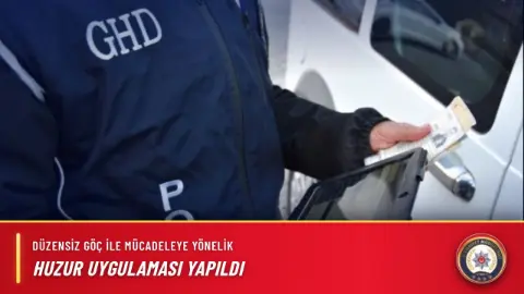 Nevşehir'de düzensiz göç ile mücadele kapsamında uygulama yapıldı