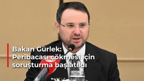 Bakan Gürlek: "Peribacası çökmesine ilişkin soruşturma başlatıldı