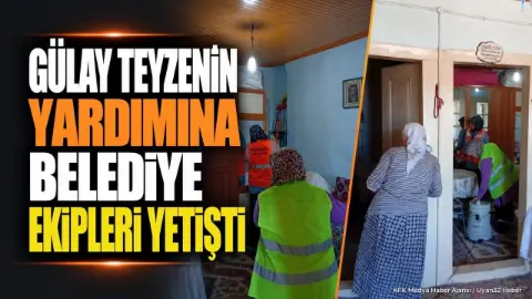 Eğirdir Belediyesi'nden Gülay Teyzeye Anlamlı Destek